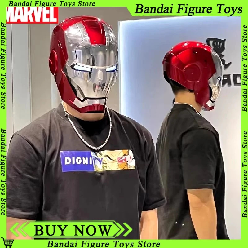 AutoKing 1:1 Mk5 Iron Man Helmet — Voice Control LED Eyes Electric Wearable Cosplay Mask