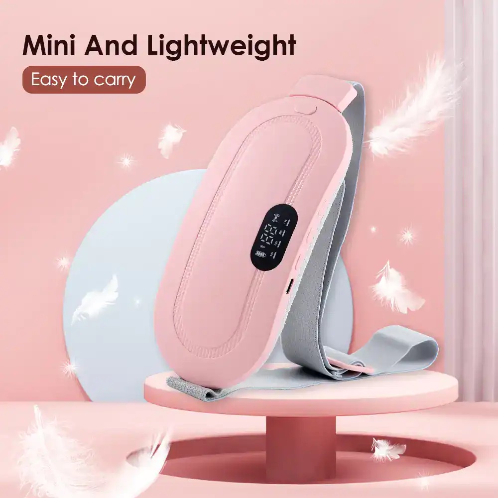 #1 Electric Abdominal Massage Belt: Ultimate Uterine Period Warming Relief Cramp
