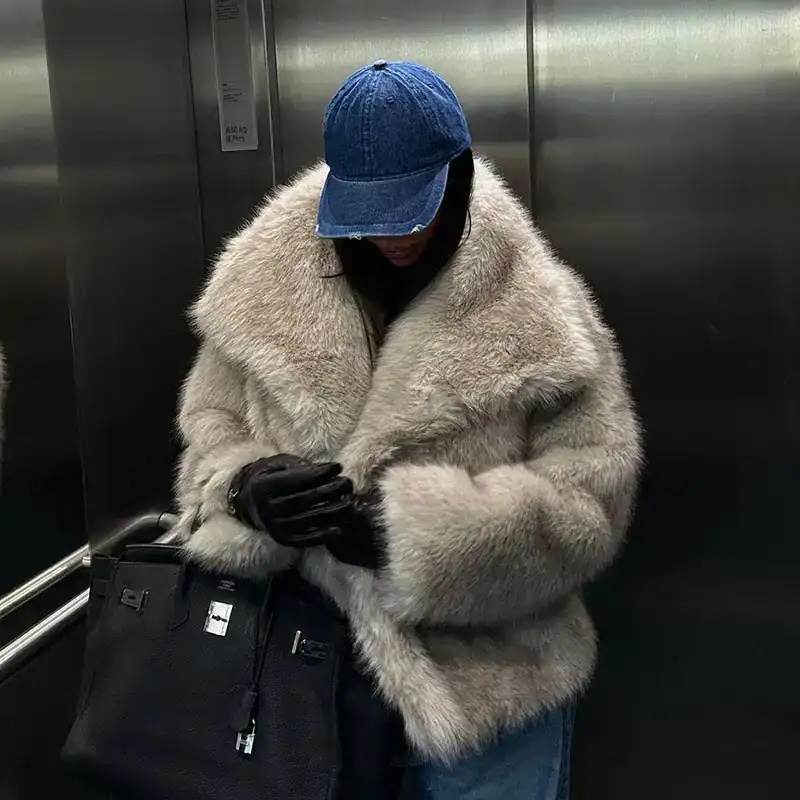 GRAY GRADIENT COAT