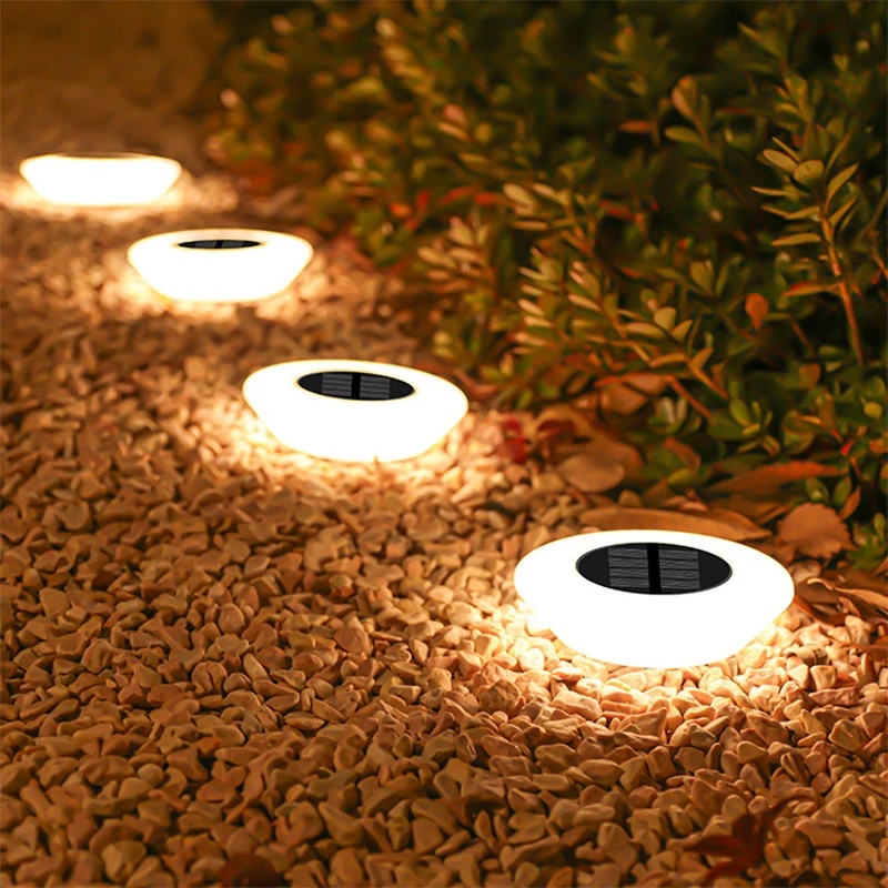 Solar Ground Lights — 14LED Waterproof Garden Pathway Lights (1 or 4 Pack)